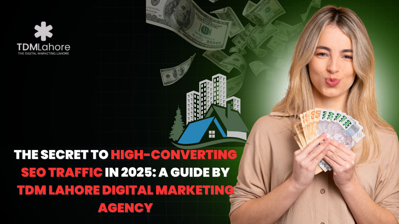 The Secret to High-Converting SEO Traffic in 2025: A Guide by TDM Lahore Digital Marketing Agency